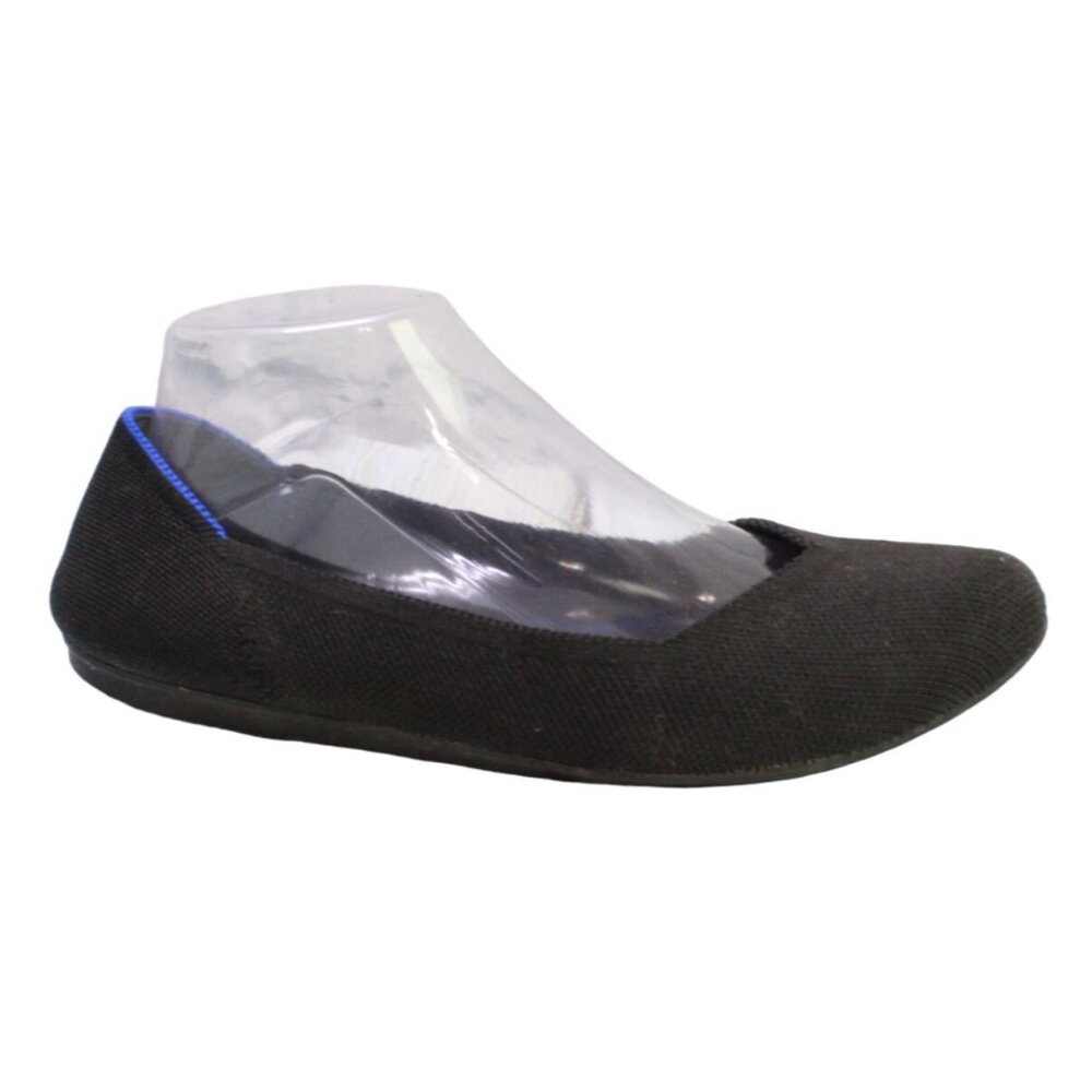 Rothy's Black Washable Comfort Ballet Flat Casual Slip On Shoes Size 9
